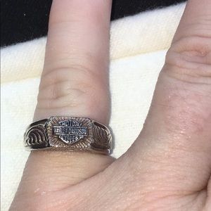 Harley Davidson 925 Ring Size 6-6.5